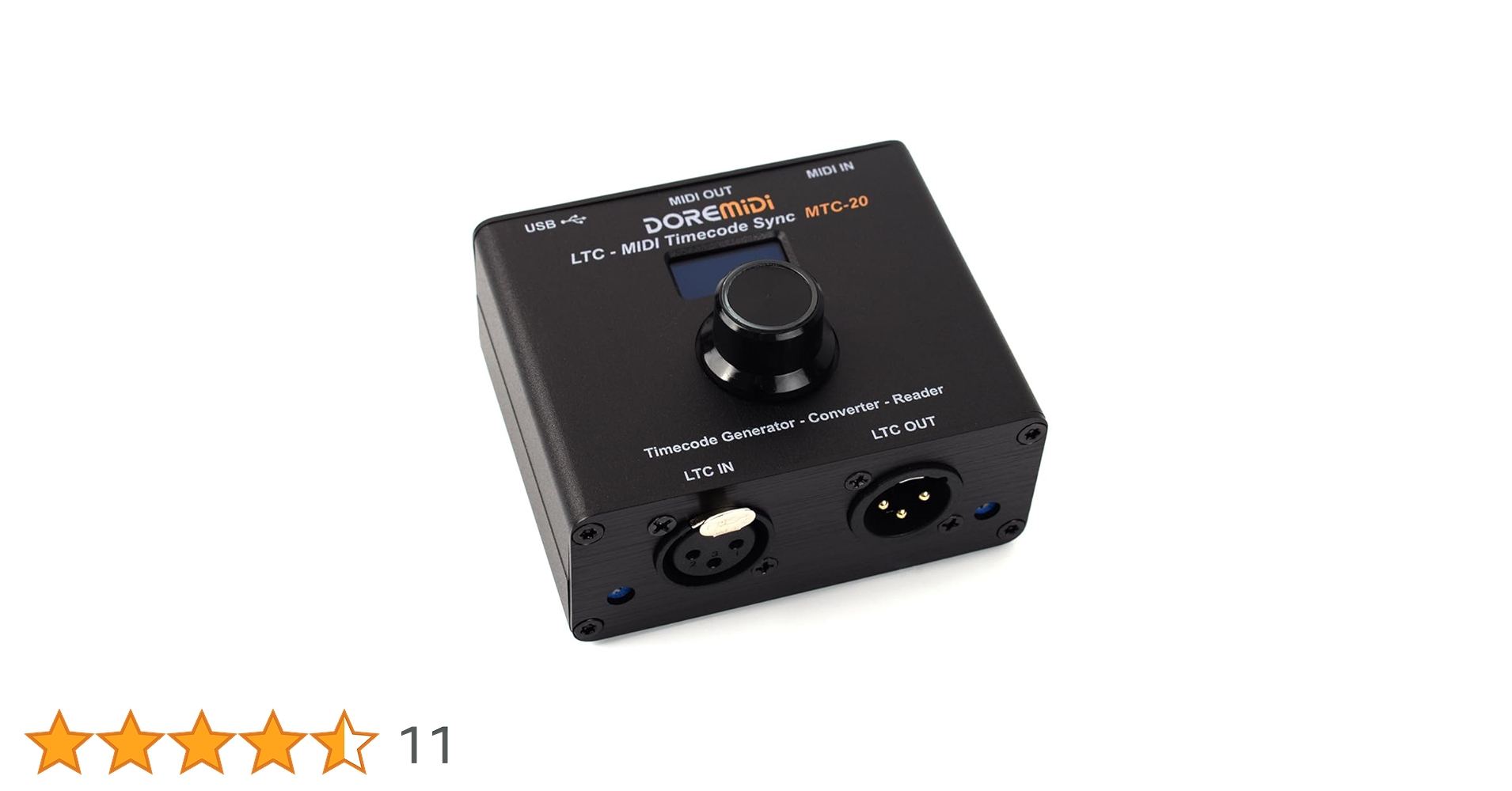 DOREMIDI MTC-20 LTC-MIDIタイムコード同期 Amazon.co.jp: DOREMIDI LTC-MIDI タイムコード同期 (MTC-20) デバイス